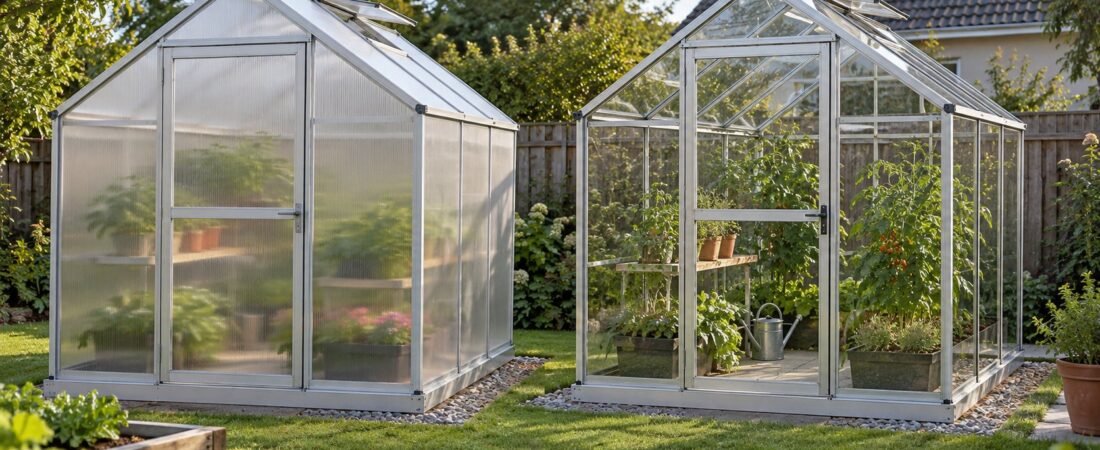 Polycarbonate vs. Glass Greenhouses